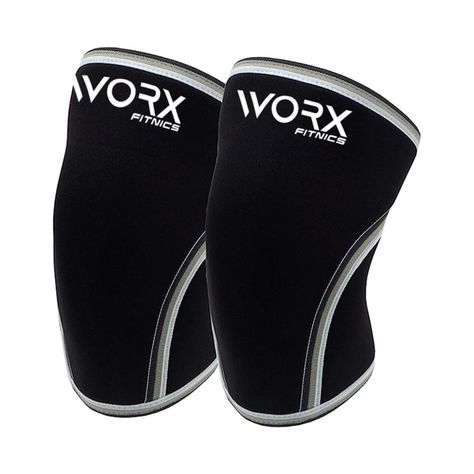 Rodillera Deportiva Worx Gym Compresion Ortopedica Neopreno negro-0