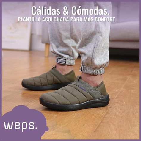 Pantuflas Mujer Hombre Niños Zapatillas Indoor Outdoor Weps-2