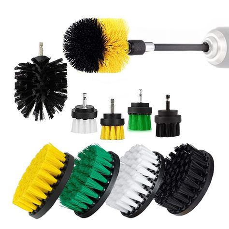 Cepillos de Limpieza para Taladro Set x10 Auto Hogar Tapiz-0