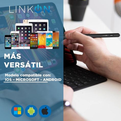 Lapiz Pencil Tactil Linkon Universal para Ipad Galaxy Tablet-1