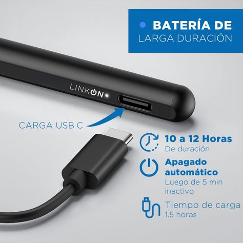 Lapiz Pencil Tactil Linkon Universal para Ipad Galaxy Tablet-5