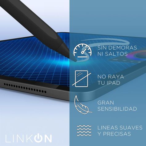 Lapiz Pencil Tactil Linkon Universal para Ipad Galaxy Tablet-6