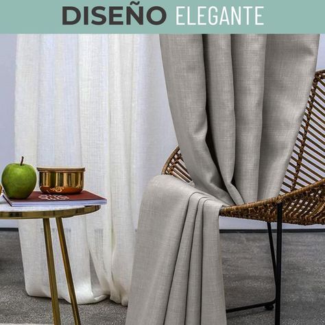 Cortina Blackout Engomada Termica Set 2 Casatua 140x220-4