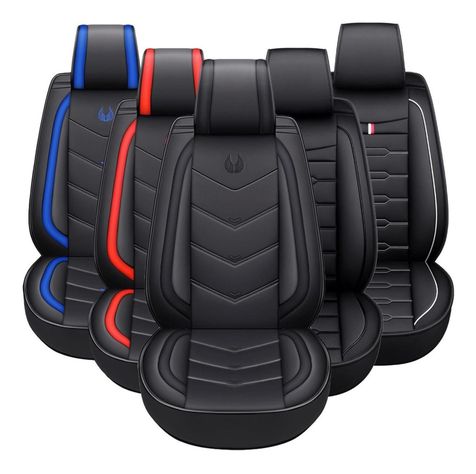 Funda Cubre Asiento Auto Eco-Cuero Set Completo Universal-0