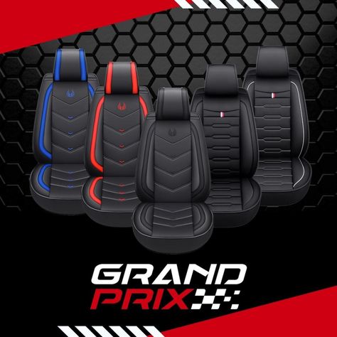 Funda Cubre Asiento Auto Eco-Cuero Set Completo Universal-8
