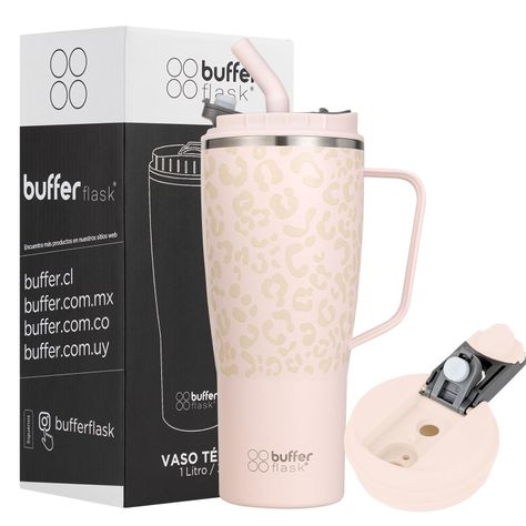 Vaso Termico Mug Buffer 1Lt Acero Inox Frio Calor-0
