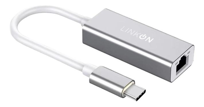 Adaptador Usb c a Rj45 Linkon Lan Ethernet 10/100/1000 Mbps-0