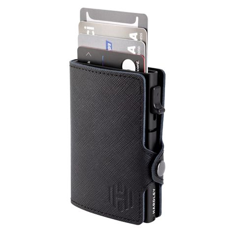 Billetera Hombre De Cuero Hardley Tarjetero Bloqueo Rfid-0