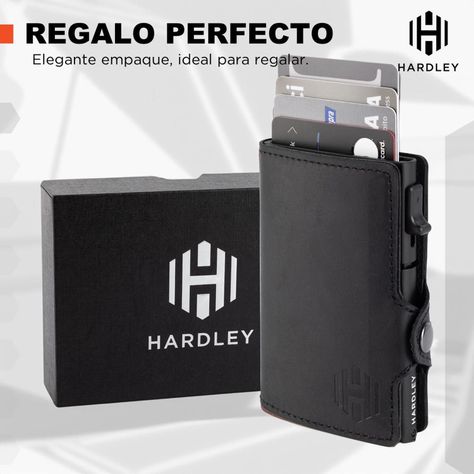 Billetera Hombre De Cuero Hardley Tarjetero Bloqueo Rfid-3