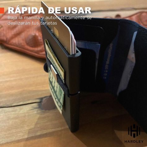 Billetera Hombre De Cuero Hardley Tarjetero Bloqueo Rfid-6