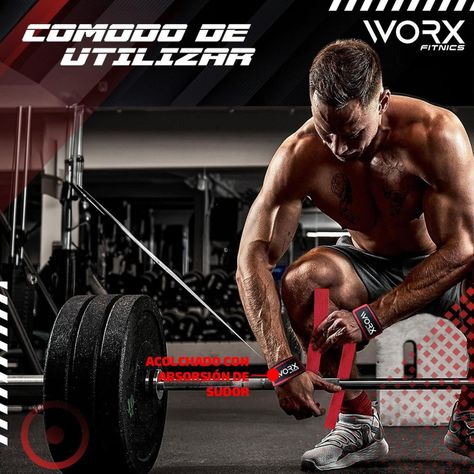 Straps Correas Levantamiento Worx Pesas Gym Gimnasio Set 2-5