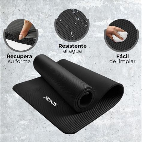 Mat Yoga Colchoneta Ejercicio Extra Grueso 15mm Bolso+Correa  rosa azul-3