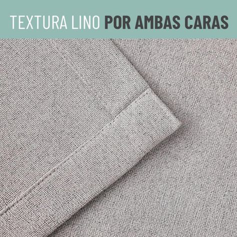 Cortinas Blackout 100% Casatua 2 Paños 140x220 Textura Lino-7