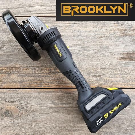 Esmeril Angular Inalambrico 20v Brooklyn Incluye Bateria-7