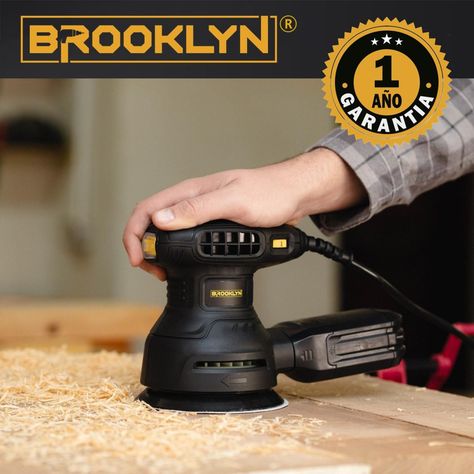 Lijadora Roto Orbital Brooklyn Vel. Regulable 350W 125mm-6