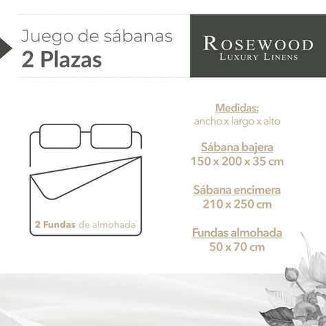 Sabanas 250 Hilos Rosewood 2 Plazas +funda-4