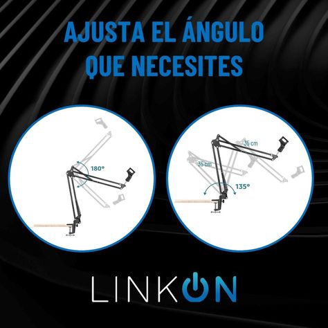 KIT Soporte para Microfono Condensador Brazo Antipop y Araña-5