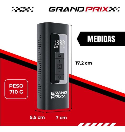 Compresor de Aire Portatil a Batería Inflador Neumaticos-7