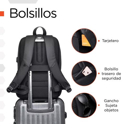 Mochila Notebook Impermeable Antirrobo Nylon Balistico-3