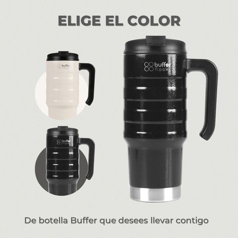 Vaso Termico Mug Buffer 700ml Acero Inoxidable Frio y Calor-7