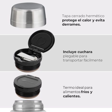 Termo Comida Y Liquido Buffer Multiproposito 800ml + Bolso-4