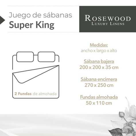 Sabanas Juego 300 Hilos 100% Algodon  Tamano Unico King - Silver Tamano Unico King - Blanco-4