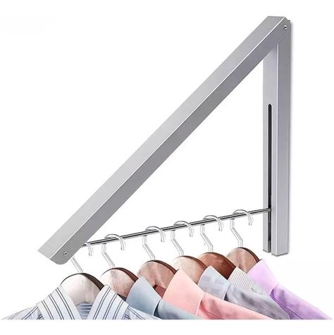 Tendedero Plegable de Pared Colgador Ropa Ajustable CasaTua-0