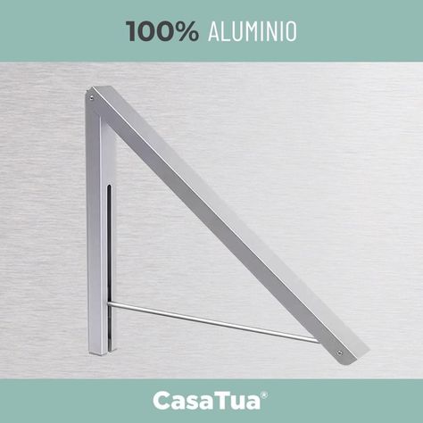 Tendedero Plegable de Pared Colgador Ropa Ajustable CasaTua-2