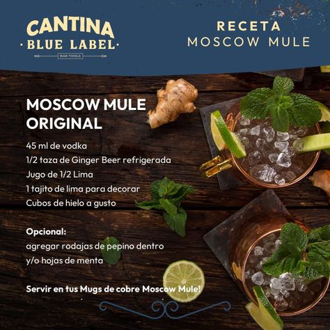 Mug Vasos De Cobre Set 2 Cantina Moscow Mule Coctel Tragos-3