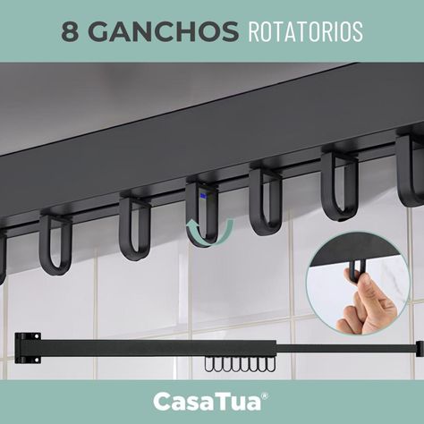 Tendedero Plegable Colgador Ropa Tamaño Ajustable CasaTua-2