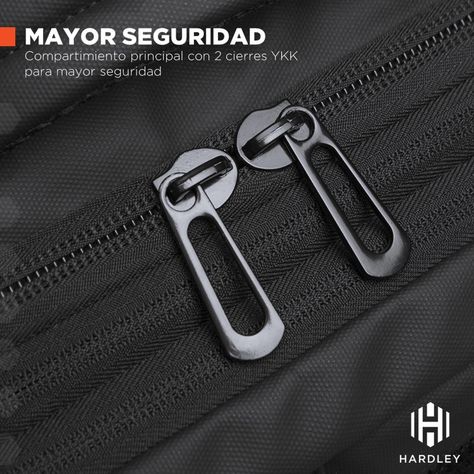 Mochila Viaje Cabina 47L Hardley Nylon Balistico Ajustable-7