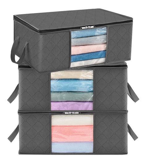 Bolsas Organizador Ropa CasaTua Set 3 Unids Almacenamiento-0
