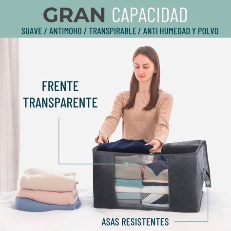 Bolsas Organizador Ropa CasaTua Set 3 Unids Almacenamiento-2
