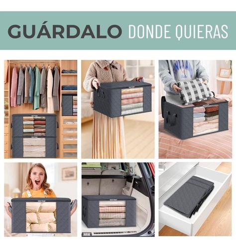 Bolsas Organizador Ropa CasaTua Set 3 Unids Almacenamiento-3