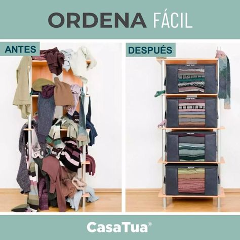 Bolsas Organizador Ropa CasaTua Set 3 Unids Almacenamiento-4