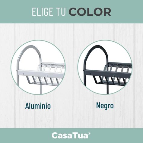 Secaplatos Escurridor 2 Niveles Aluminio 100% Inoxidable-8
