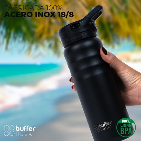 Botella Termica Buffer 700ml Botella Agua Acero Inoxidable-4