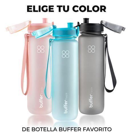 Botella Termica Agua 1L Buffer Deporte -6