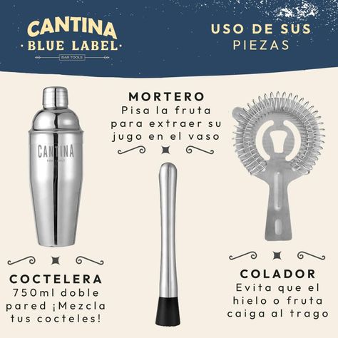 Juego Coctelera Set Utensilios Bar Inoxidable 12 Pzs-3