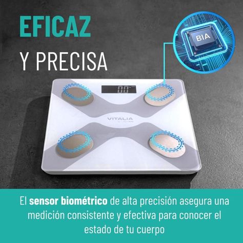 Pesa Balanza Digital Inteligente Bascula Baño Bluetooth App-3