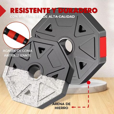 Mancuernas Ajustables Set 30 Kg Total Fitnics Unibles +Barra-5