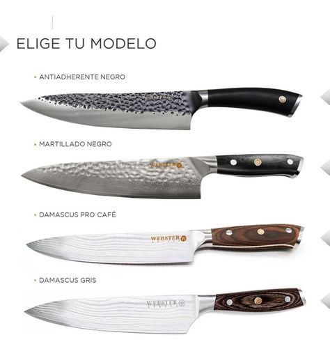 Cuchillo Acero Premium Parrillero Cocina Chef Asado negro-2