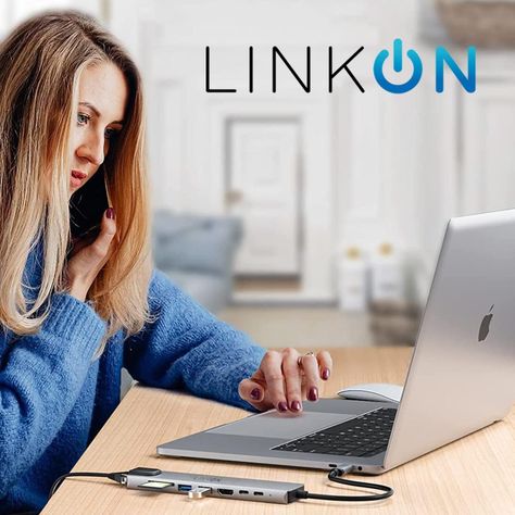 Hub Adaptador Usb Tipo C 8 En 1 Linkon Para Mac Macbook-9