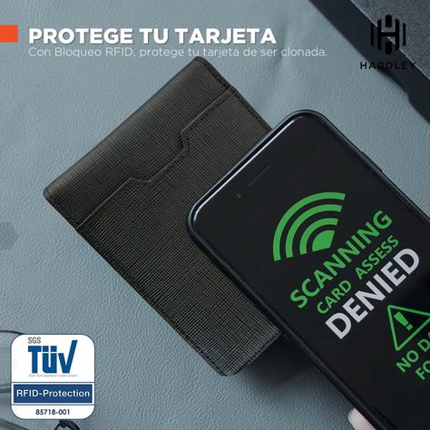 Billetera 100% Cuero Hombre Bloqueo Rfid Tarjetero Hardley-3