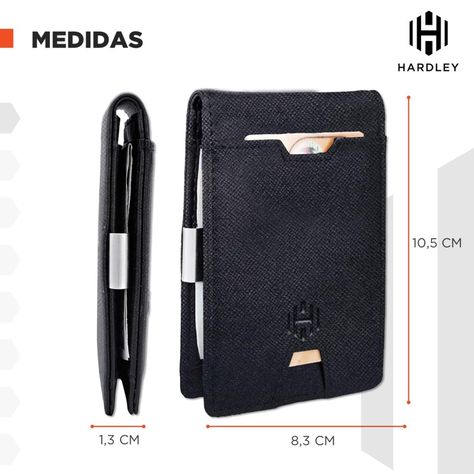 Billetera 100% Cuero Hombre Bloqueo Rfid Tarjetero Hardley-7