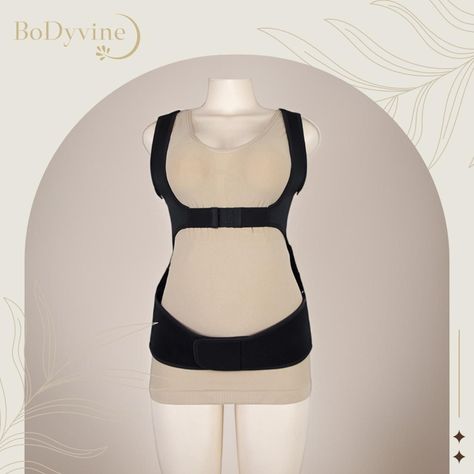 Faja Maternal Soporte Pre Natal Embarazo BoDyvine Ajustable-1