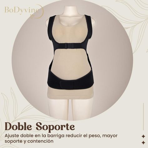 Faja Maternal Soporte Pre Natal Embarazo BoDyvine Ajustable-7