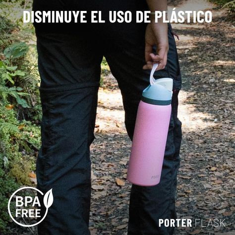 Botella Termica de Agua Porter Flask 1Lt Acero Inoxidable-7