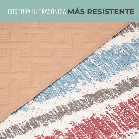 Cubrecama Cobertor Quilt Reversible+funda Almohada 1,5 Plaza-6