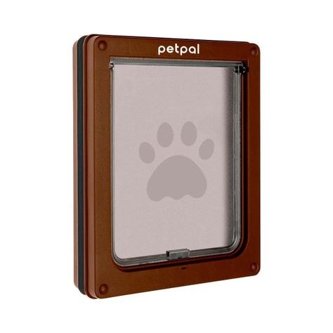 Puerta Abatible Para Perro Gato Mascota Petpal Tamaño Grande-0